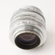 画像をギャラリービューアに読み込む, キヤノン Canon 50mm F1.8 ライカ L39 マウント