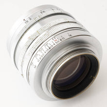 画像をギャラリービューアに読み込む, キヤノン Canon 50mm F1.8 ライカ L39 マウント