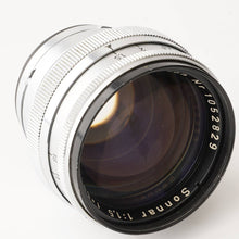 画像をギャラリービューアに読み込む, カールツァイス Carl Zeiss Zeiss-Opton Sonnar 50mm F1.5 レッド T Contax レンジファインダー用