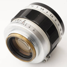 画像をギャラリービューアに読み込む, キヤノン Canon 50mm F1.4 ライカ L39 マウント