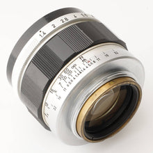 画像をギャラリービューアに読み込む, キヤノン Canon 50mm F1.4 ライカ L39 マウント