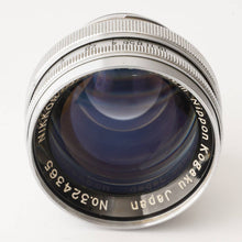 画像をギャラリービューアに読み込む, ニコン 日本光学 Nippon Kogaku Nikkor-S C 5cm 50mm F1.4 Sマウント