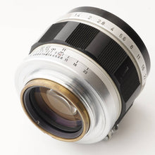 画像をギャラリービューアに読み込む, キヤノン Canon 50mm F1.4 ライカ L39 マウント