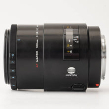 画像をギャラリービューアに読み込む, ミノルタ Minolta AF Macro 100mm F2.8 ソニーAマウント用
