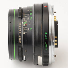 画像をギャラリービューアに読み込む, ブロニカ Zenza Bronica Zenzanon E II 75mm F2.8 ETR用