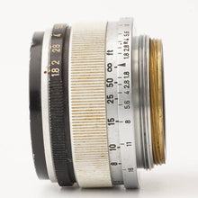 画像をギャラリービューアに読み込む, キヤノン Canon 35mm F1.8 ライカ L39 マウント