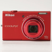 Load image into Gallery viewer, Nikon COOLPIX S6200 Brilliant Red 10x WIDE ZOOM