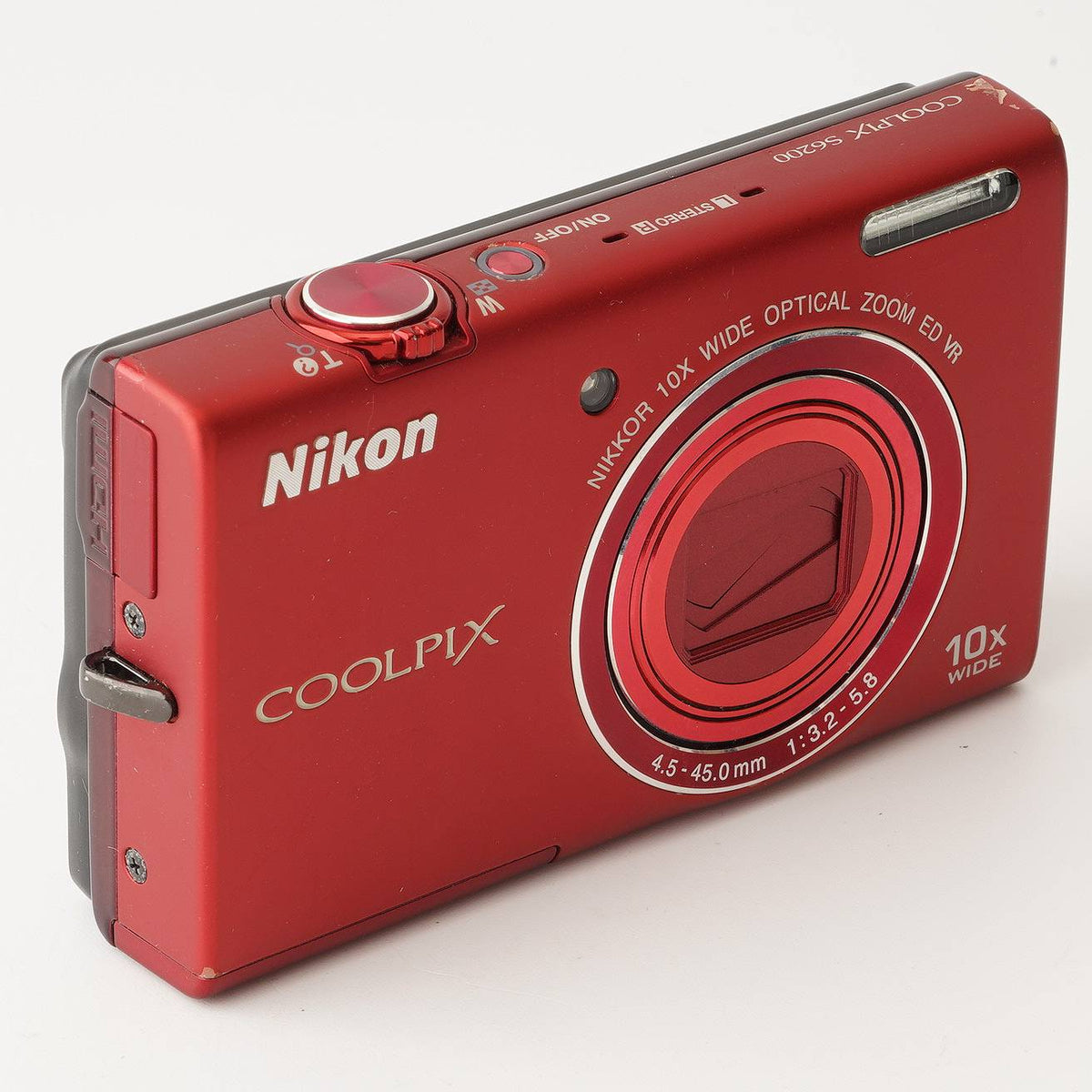 ニコン Nikon COOLPIX S6200 ブリリアンレッド 10x 広角ズーム