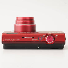 Load image into Gallery viewer, Nikon COOLPIX S6200 Brilliant Red 10x WIDE ZOOM