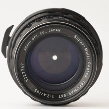 Load image into Gallery viewer, Pentax Super Multi Coated Takumar 6x7 105mm f/2.4