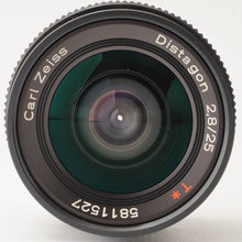 Load image into Gallery viewer, Contax Carl Zeiss Distagon 25mm f/2.8 T* Yashica Contax Mount