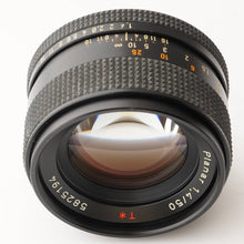 Load image into Gallery viewer, Contax Carl Zeiss Planar 50mm f/1.4 T* Yashica Contax Mount