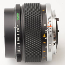 画像をギャラリービューアに読み込む, オリンパス Olympus OM-SYSTEM Zuiko Auto-T 85mm F2