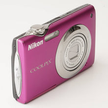 画像をギャラリービューアに読み込む, ニコン Nikon COOLPIX S3000 ピンク コンパクトデジタルカメラ