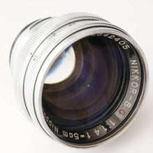 画像をギャラリービューアに読み込む, ニコン Nippon Kogaku Nikkor-S C 50mm F1.4 S マウント