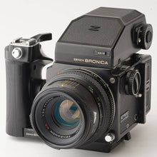 Load image into Gallery viewer, Zenza Bronica ETR-S / AE-II Finder / ZENZANON MC 75mm f/2.8 / Speed Grip E