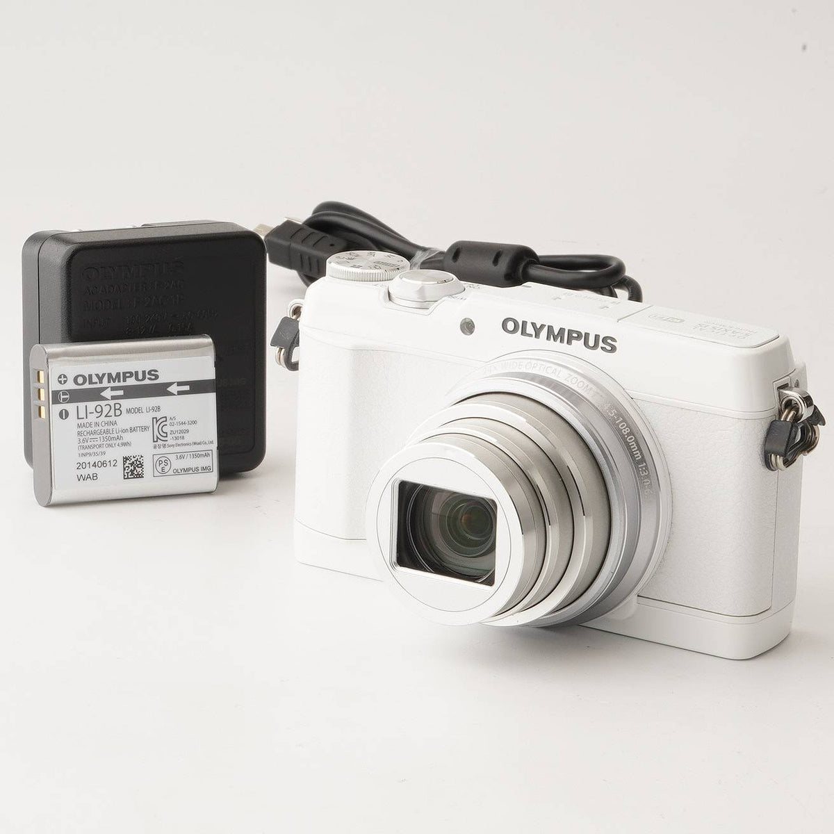 オリンパス Olympus STYLUS SH-1 ホワイト 24x 光学ズーム – Natural