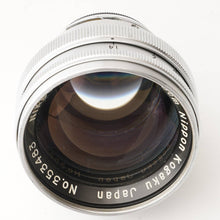 画像をギャラリービューアに読み込む, ニコン Nikon NIKKOR-S.C 5cm 50mm F1.4 Sマウント