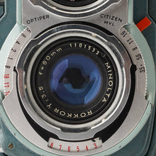 画像をギャラリービューアに読み込む, ミノルタ Minolta miniflex / Rokkor 60mm F3.5 / ファインダー