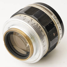 画像をギャラリービューアに読み込む, キヤノン Canon 50mm F1.4 ライカ L39 マウント