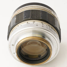 画像をギャラリービューアに読み込む, キヤノン Canon 50mm F1.4 ライカ L39 マウント