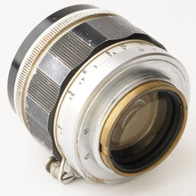 画像をギャラリービューアに読み込む, キヤノン Canon 50mm F1.4 ライカ L39 マウント