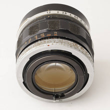 画像をギャラリービューアに読み込む, キヤノン Canon FL 58mm F1.2