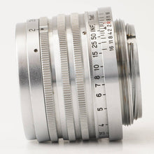 画像をギャラリービューアに読み込む, ニコン Nippon Kogaku Japan NIKKOR-H C 5cm 50mm F2 ライカ L39マウント