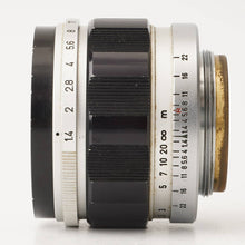 Load image into Gallery viewer, Canon 50mm f/1.4 L39 LTM