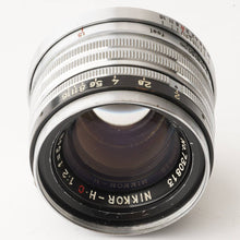 画像をギャラリービューアに読み込む, ニコン Nippon Kogaku Japan NIKKOR-H C 50mm F2 黒帯 ライカ L39マウント