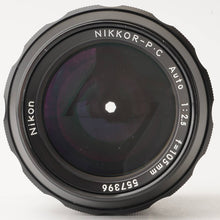Load image into Gallery viewer, Nikon non-Ai NIKKOR-P.C Auto 105mm f/2.5