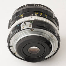 画像をギャラリービューアに読み込む, ニコン Nikon 非Ai NIKKOR-H Auto 28mm F3.5