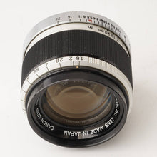 画像をギャラリービューアに読み込む, キヤノン Canon 50mm F1.8 ライカ L39マウント