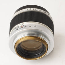 画像をギャラリービューアに読み込む, キヤノン Canon 50mm F1.8 ライカ L39マウント