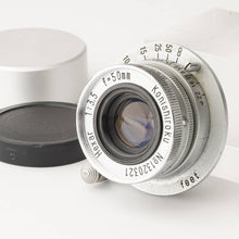 Load image into Gallery viewer, Konica Konishiroku Hexar 50mm f/3.5 L39 LTM