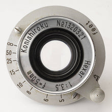 Load image into Gallery viewer, Konica Konishiroku Hexar 50mm f/3.5 L39 LTM