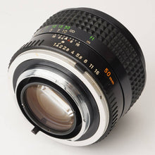 画像をギャラリービューアに読み込む, ミノルタ Minolta MC Rokkor PG 50mm F1.4