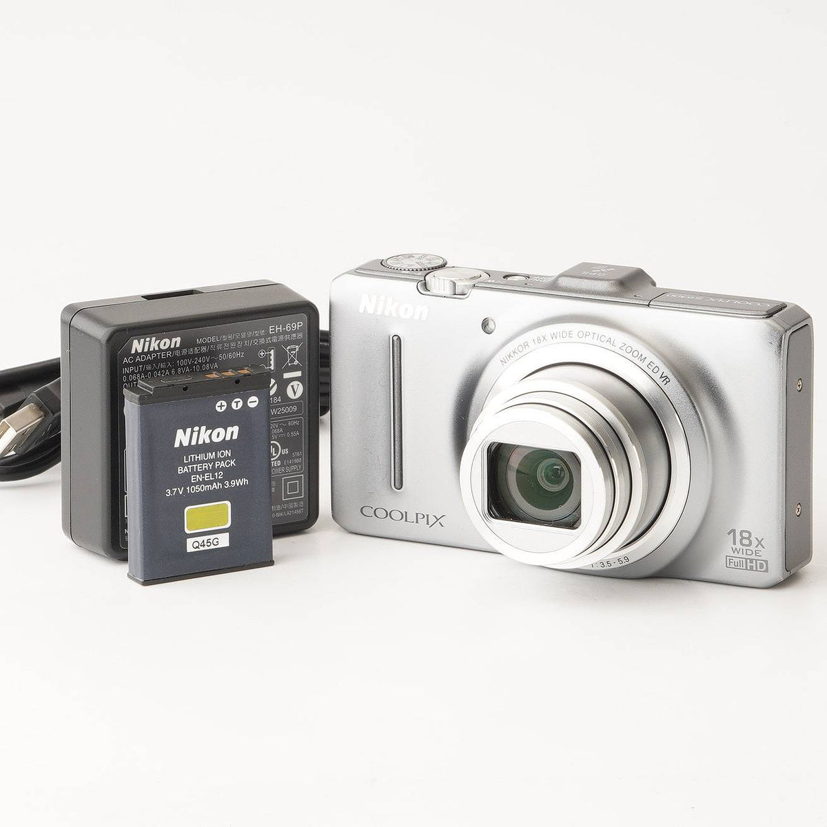 ニコン Nikon COOLPIX S9300 シルバー 18x 光学ズーム – Natural