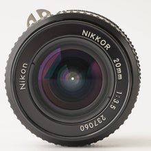 画像をギャラリービューアに読み込む, ニコン Nikon NIKKOR Ai-s 20mm F3.5