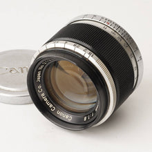 画像をギャラリービューアに読み込む, キヤノン Canon 50mm F1.8 L39 LTM