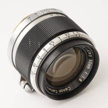 画像をギャラリービューアに読み込む, キヤノン Canon 50mm F1.8 L39 LTM