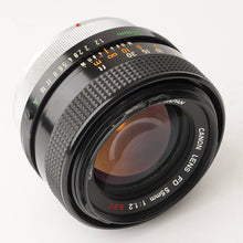 画像をギャラリービューアに読み込む, キヤノン Canon FD 55mm F1.2 S.S.C