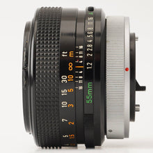 画像をギャラリービューアに読み込む, キヤノン Canon FD 55mm F1.2 S.S.C