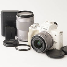 Load image into Gallery viewer, Canon EOS Kiss M / EF-M 15-45mm f/3.5-6.3 IS STM / EF-M 55-200mm f/4.5-6.3 IS STM