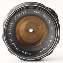 画像をギャラリービューアに読み込む, ペンタックス Pentax Asahi Super Takumar スーパータクマー 55mm F1.8 M42マウント