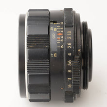 画像をギャラリービューアに読み込む, ペンタックス Pentax スーパータクマー Super Takumar 55mm f/1.8 前期 M42マウント