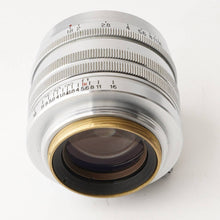 画像をギャラリービューアに読み込む, キヤノン Canon 50mm F1.8 ライカ L39 マウント