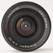 Load image into Gallery viewer, Contax Carl Zeiss Distagon 35mm f/2.8 T*