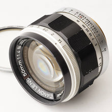 Load image into Gallery viewer, Canon 50mm f/1.4 L39 LTM
