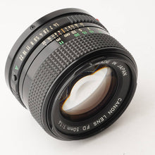 Load image into Gallery viewer, Canon New FD 50mm f/1.4